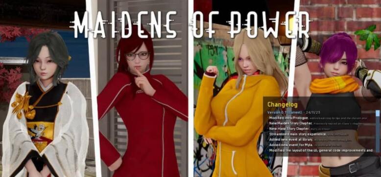 力量少女 Maidens of Power v0.7 汉化版/SLG/动态/PC+安卓/1.5G -久爱驿站01